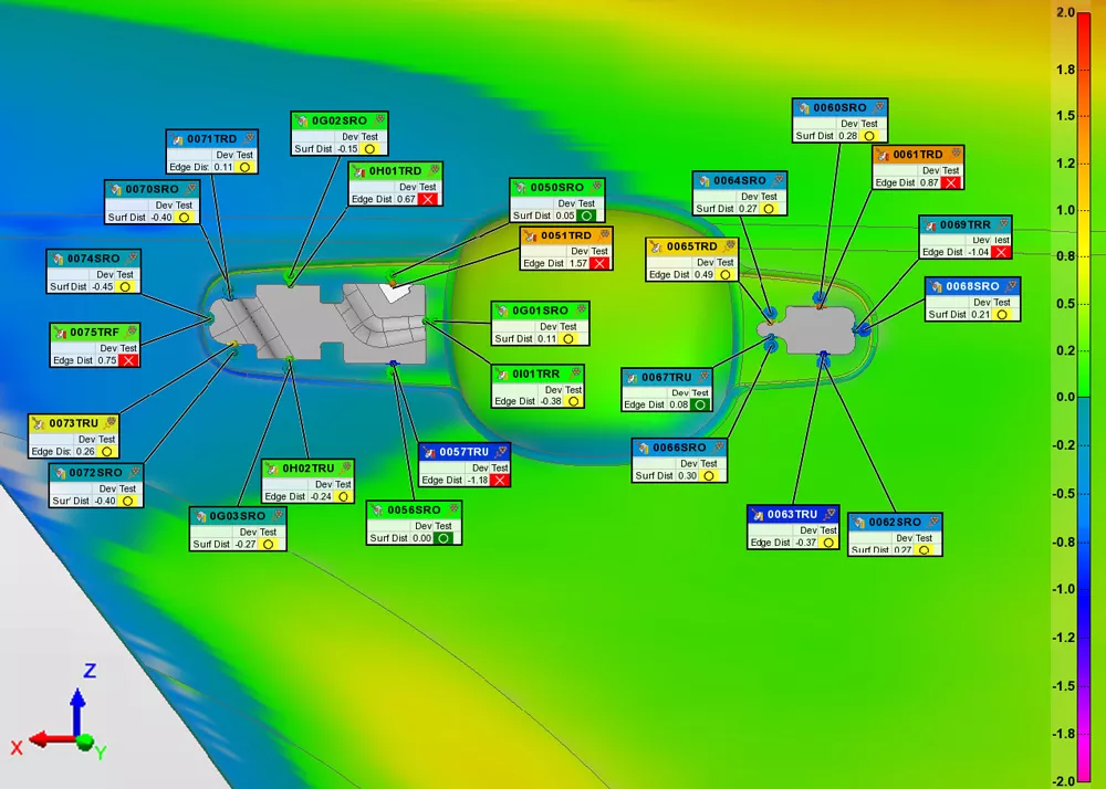 PolyWorks|Inspector 2024 ยกระดับการวิเคราะห์โดยการให้ผู้ใช้สามารถเรียกดูมุมมองการควบคุมในการวางแนวข้อมูลหลายส่วนได้